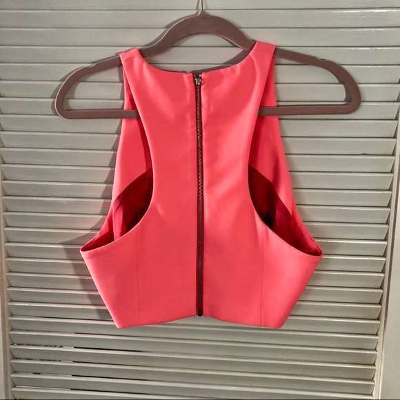 ELIZABETH AND JAMES Upton Sleeveless Crop Pink Top - Picture 5 of 11